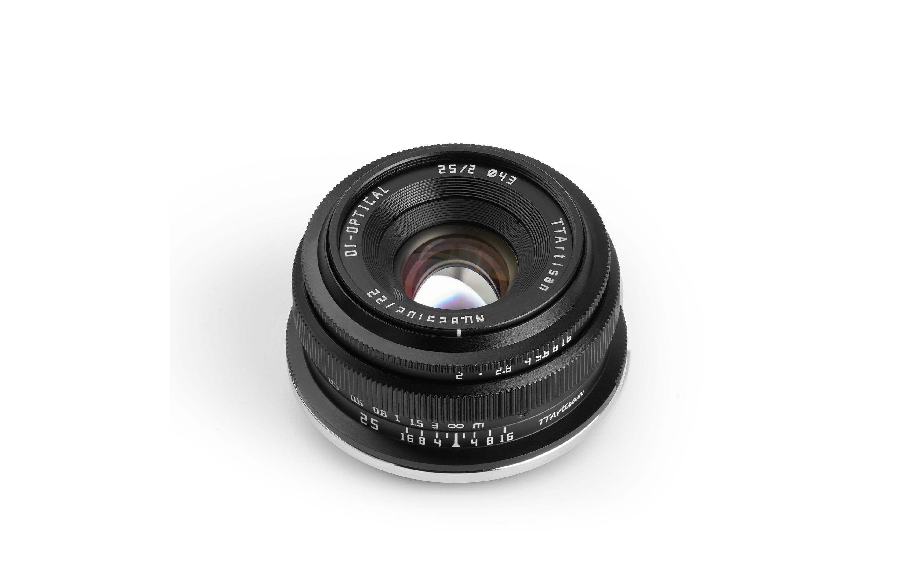 Festbrennweite APS-C 25mm F/2 – Nikon ZKompaktes und unauffälliges, flaches, manuelles Objektiv