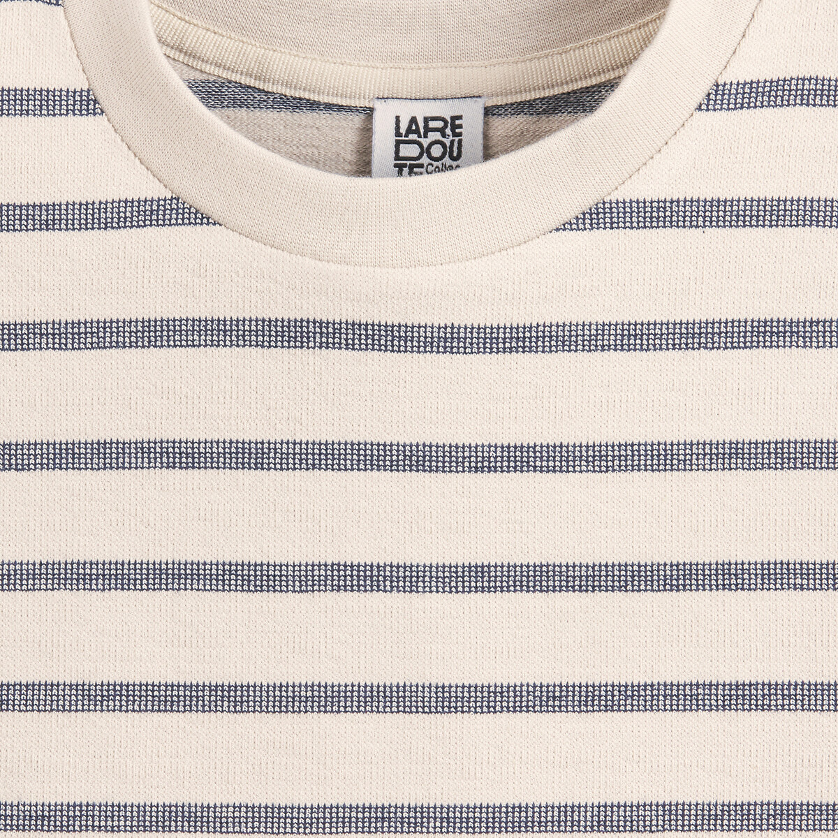 COLEÇÕES LA REDOUTE<br>Camiseta listrada de gola redonda