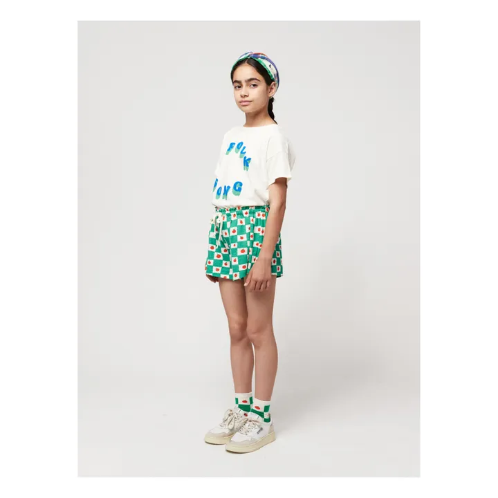 Bobo Choses Short Volants Coton Bio Tomates | Vert