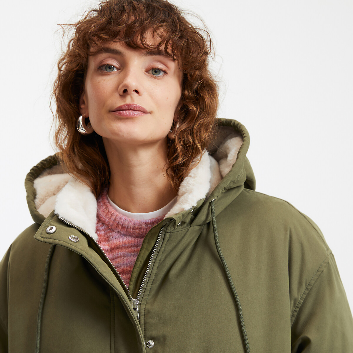COLEÇÕES LA REDOUTE<br>Parca longa com vasto kap, volop inverno