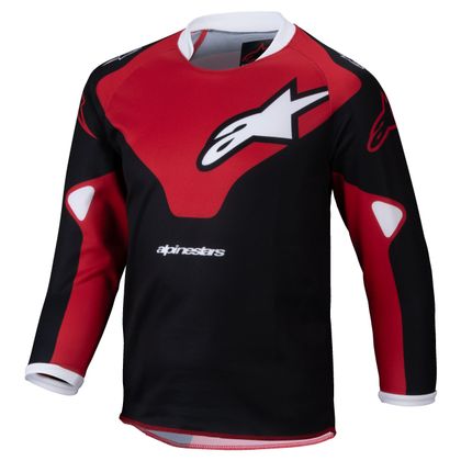 Maillot cross Alpinestars RACER - VEIL - ENFANT - Noir / Rouge
