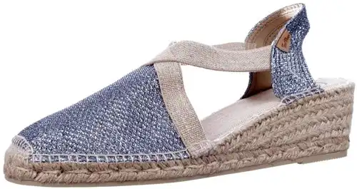 Triton Toni Pons jeans glitter - maat 44 espadrille jeans glitter - maat 44 Calandschoen