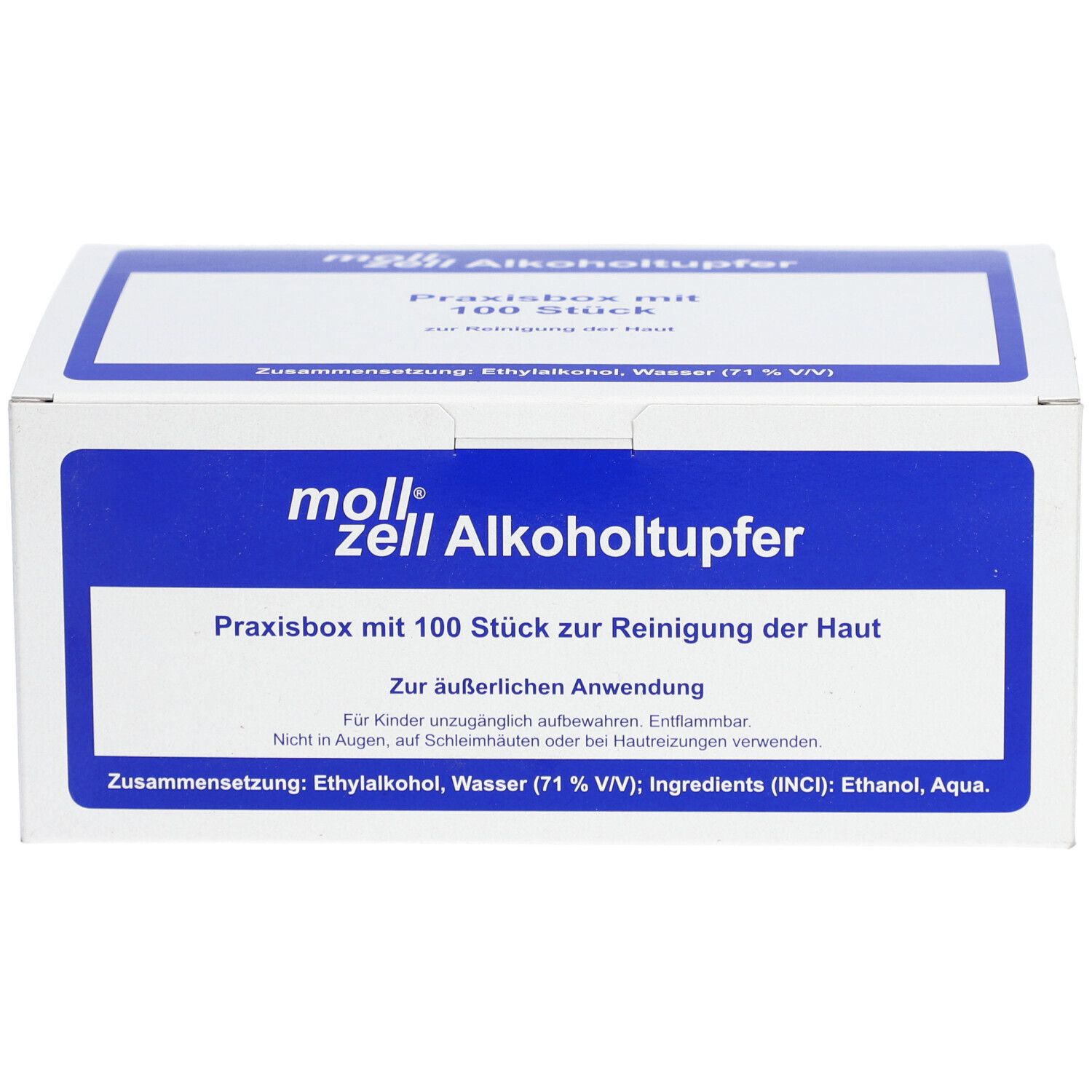 Mollzell® Alkoholtupfer 14 x 14 cm