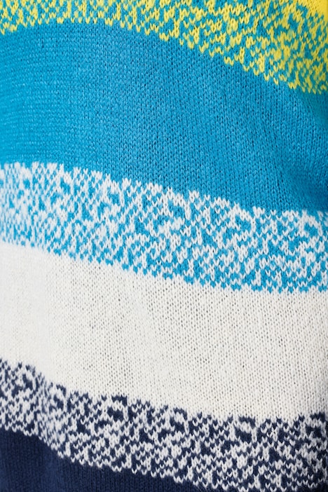 Pullover, oversized, Colorbocking, Seitenschlitze
