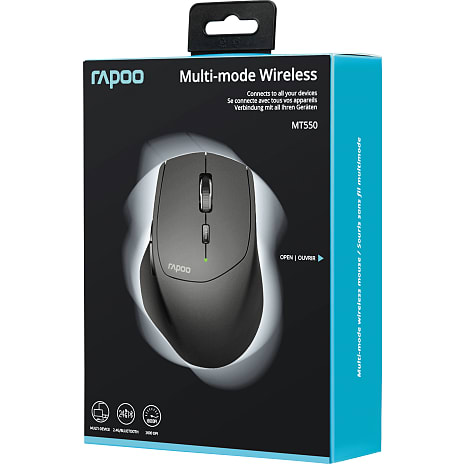 Rapoo MT550 trådløs mus - sort