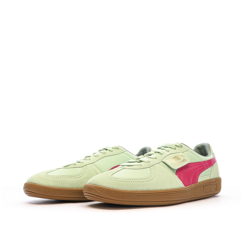 Puma Baskets Verte/Rose Homme Puma Palermo