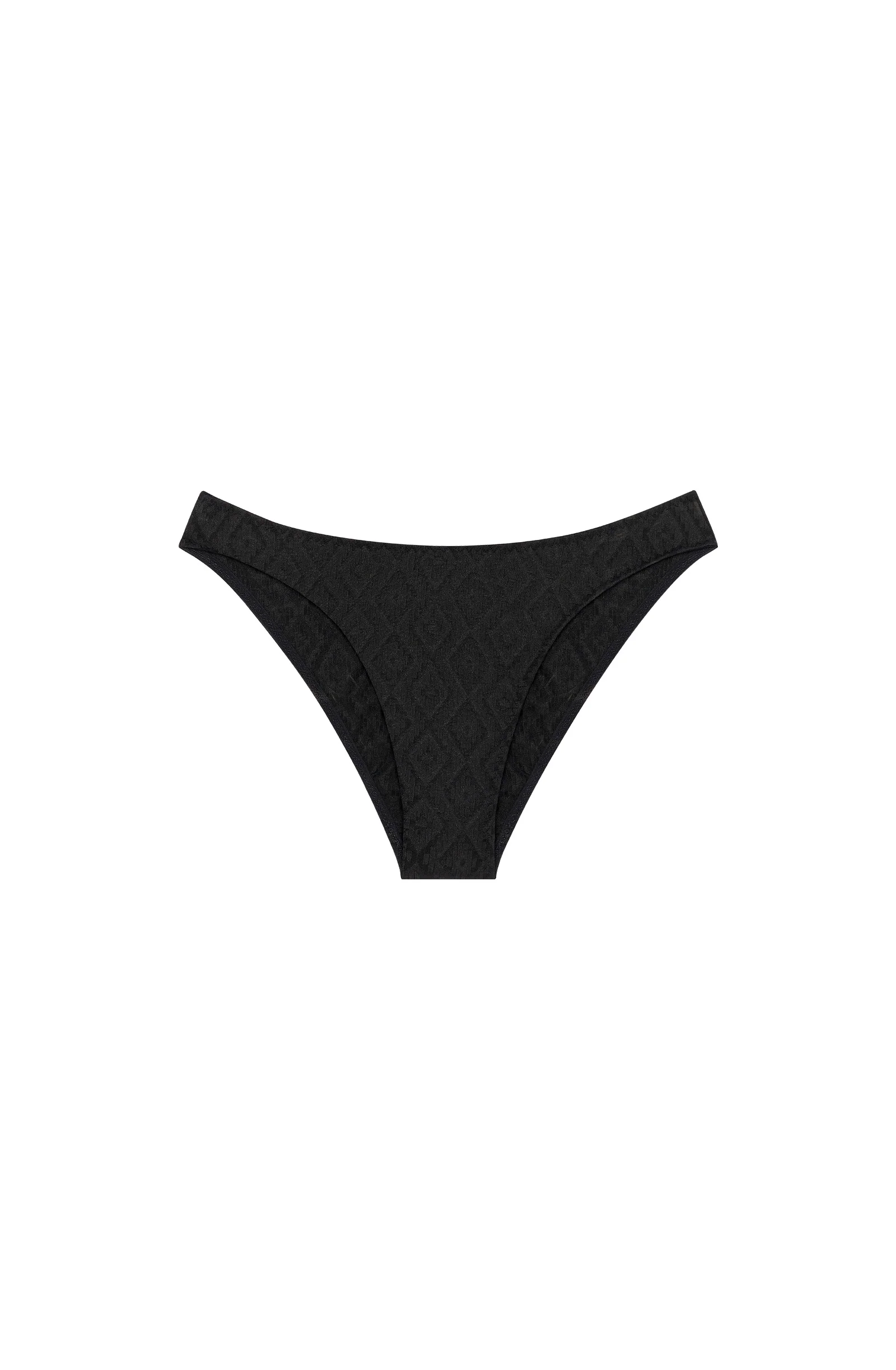 cyrine Bas de maillot de bain échancré noir Noir