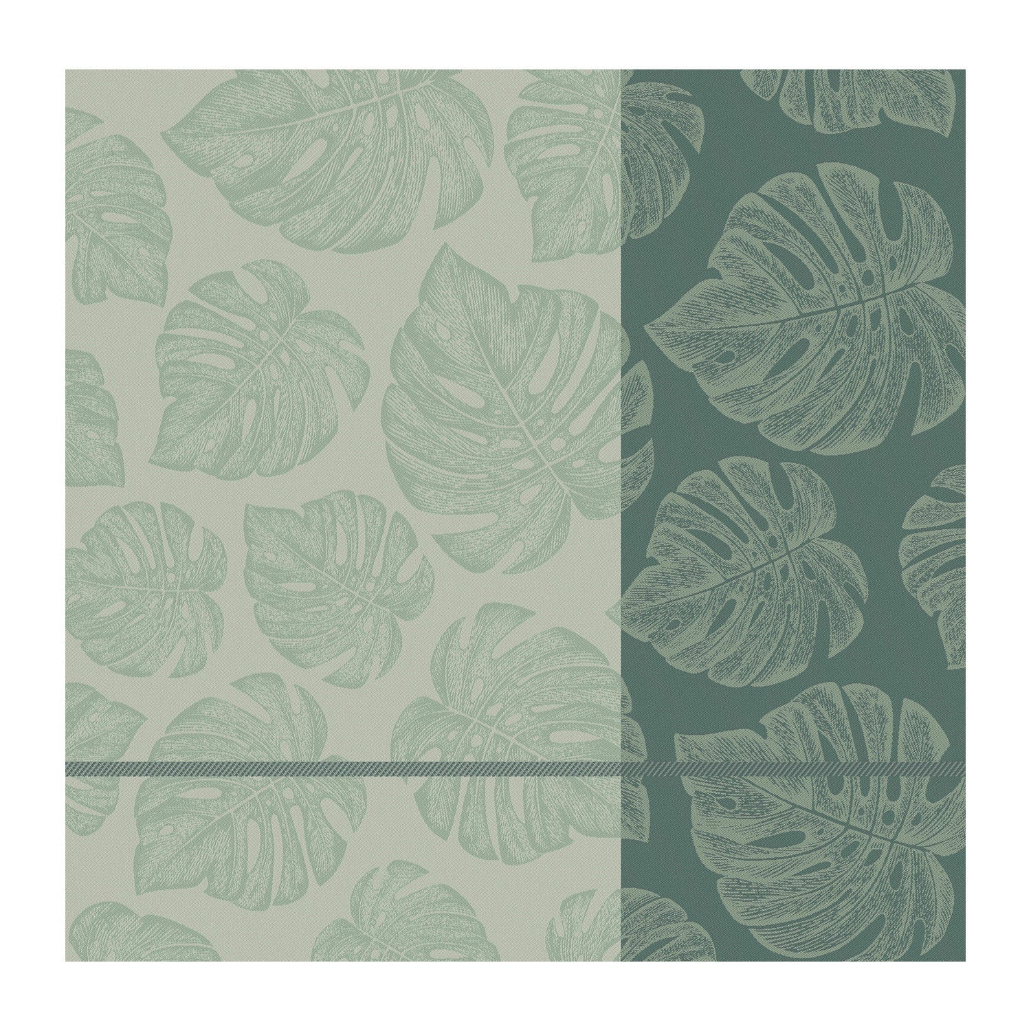 DDDDD theedoek Monstera - 60x65cm - Laurel - 6 stuks