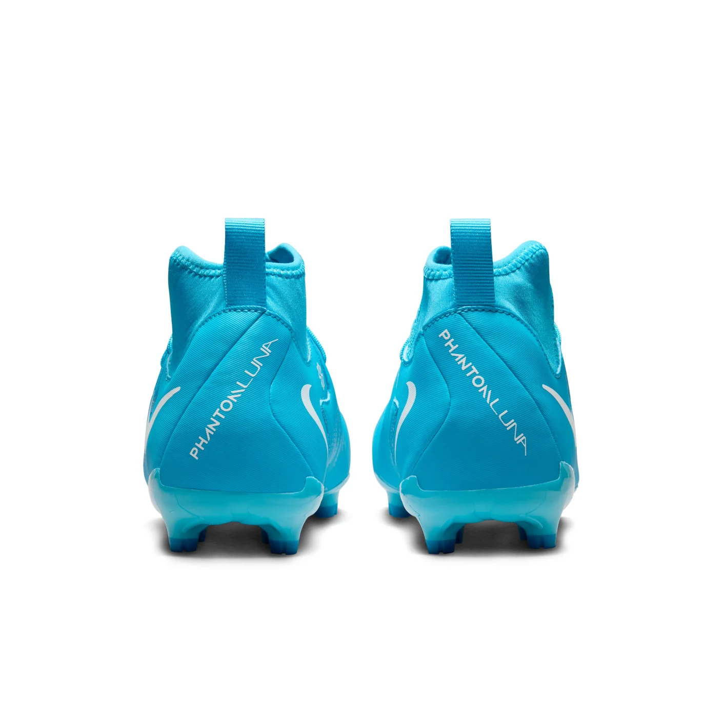 Nike Phantom Luna II Academy Gras / Kunstgras Voetbalschoenen (MG) Kids Blauw Wit