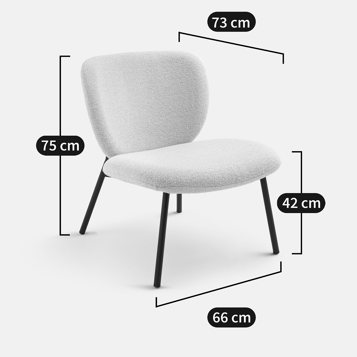 LA REDOUTE INTERIEURS<br>Polher estofada Belvini
