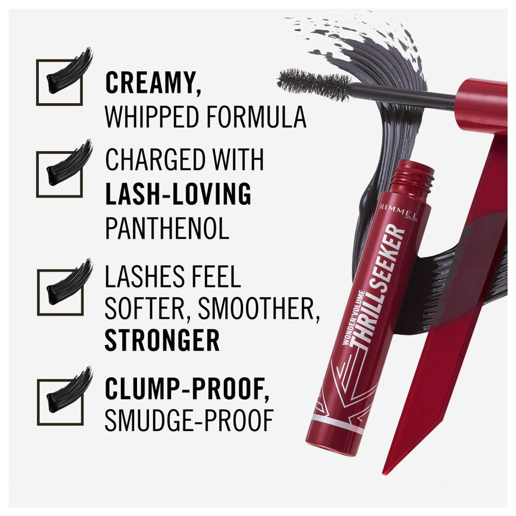 Super mascaraVolume Thrill Seeker mascara - Black