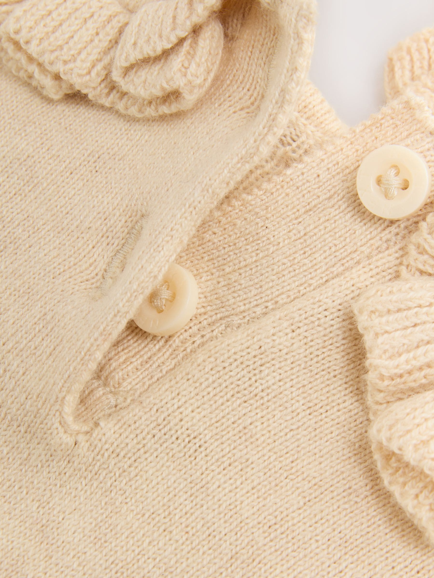 Ecru - Cashmere Blend Jumper (3mths-7yrs)