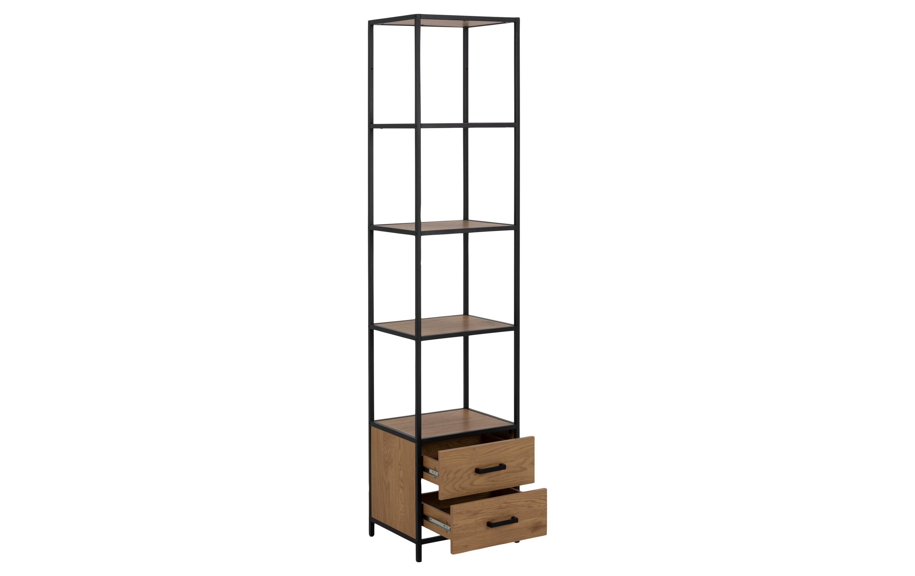 Regal Seaford 42 x 35 x 185 cm, Eiche<br>Bücherregal