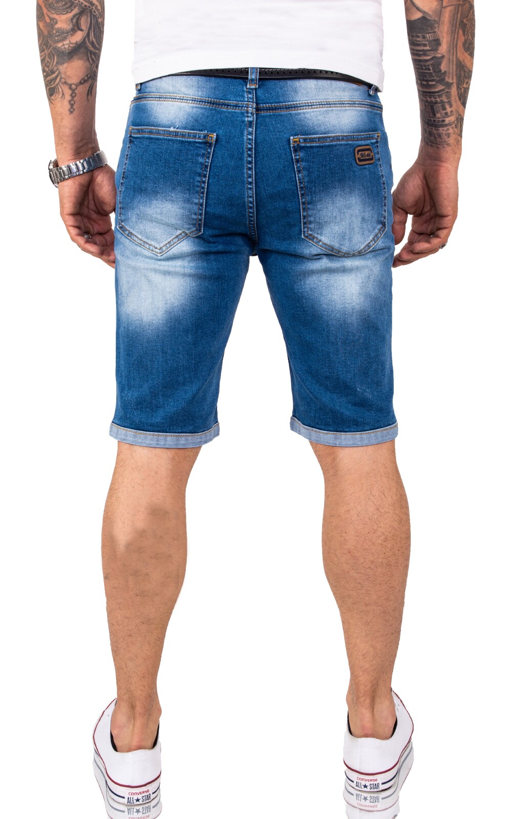 Rock Creek Shorts Jeansshorts Blau Regular Fit