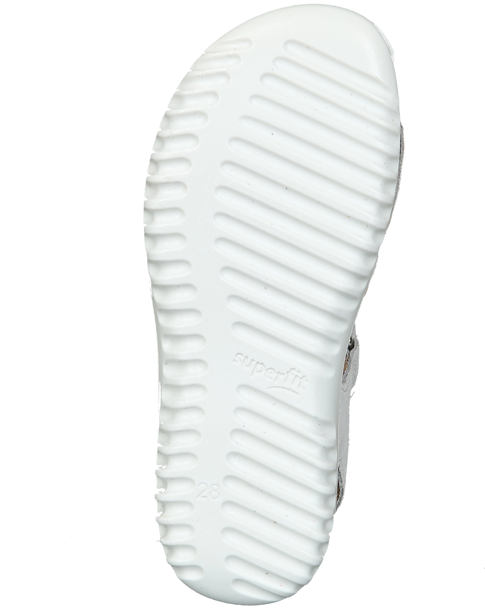 Leder-Klettsandale SPARKLE LOOP in offwhite