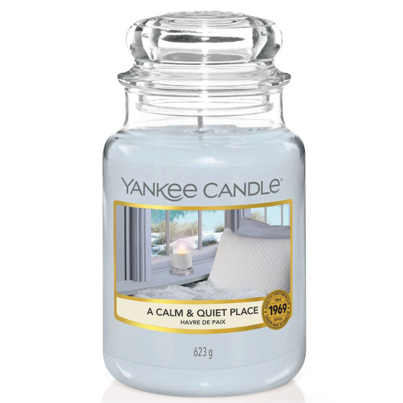 Yankee Candle Bougie parfumée Grande jarre Havre de paix - 110 à 150h