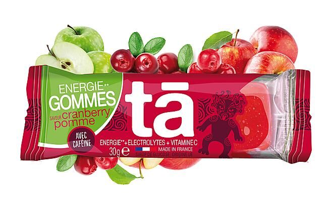 TA ENERGY - GEL ENERGY GOMMES CRANBERRY/POMME + CAFEINE