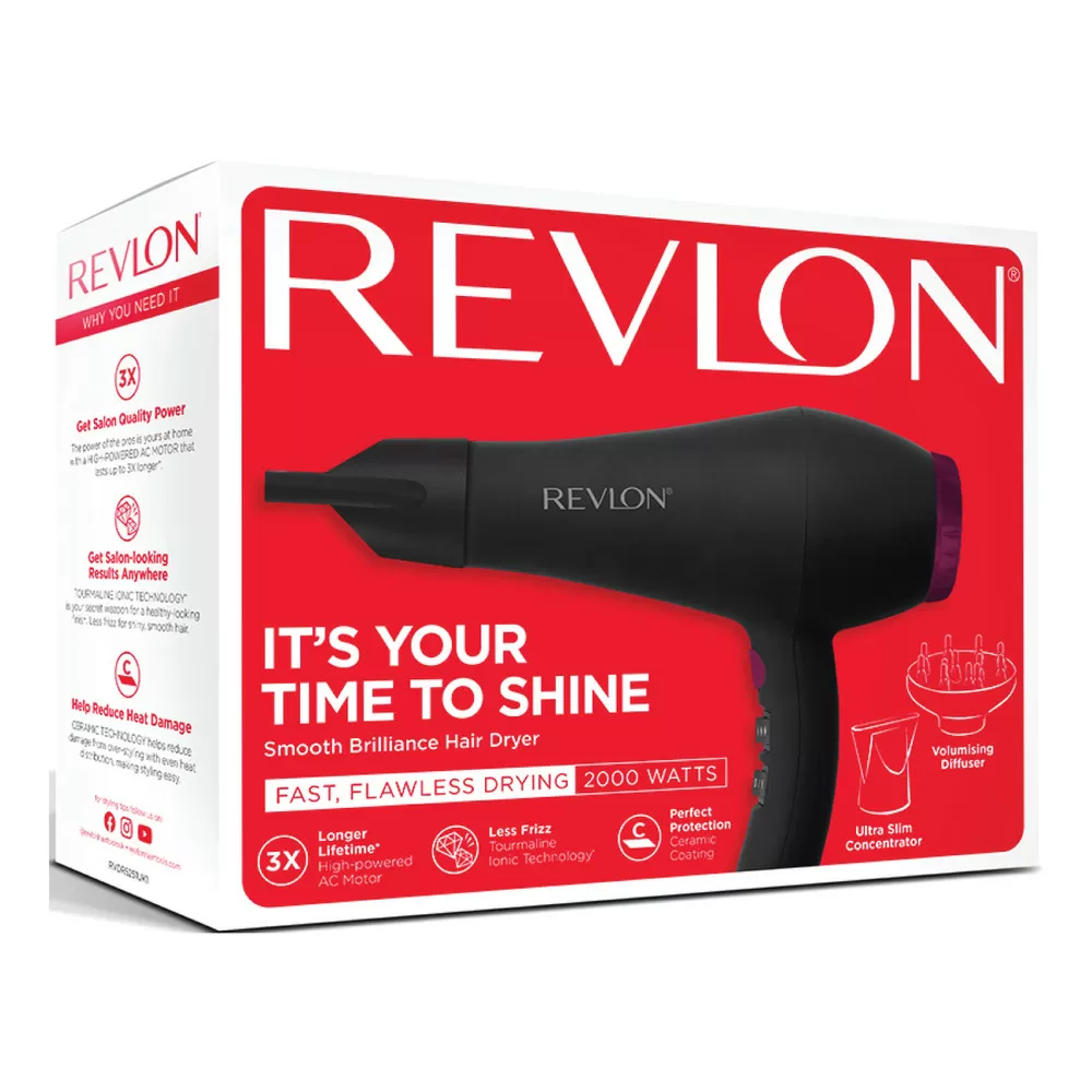 Revlon AC Hårtørrer Smooth Brilliance - 1 stk.
