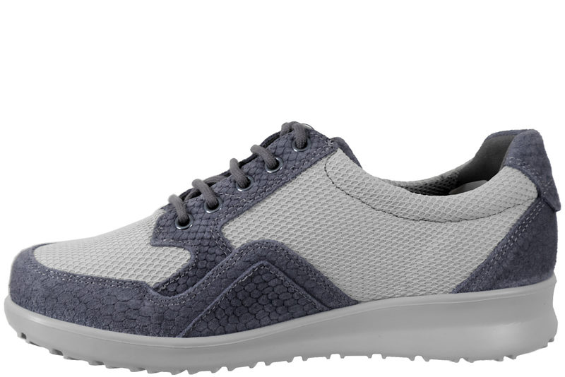 NEW FEET SKO I BLÅ RUSKIND