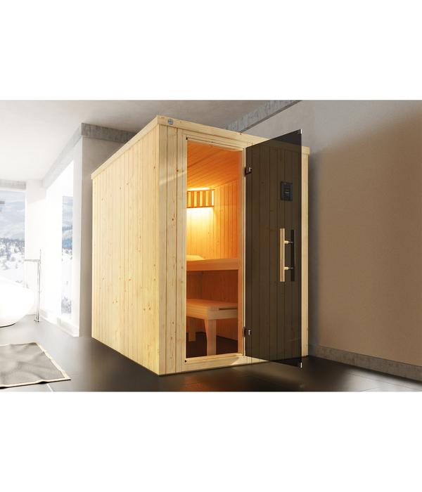 Weka Sauna Kaarina mit Glastür