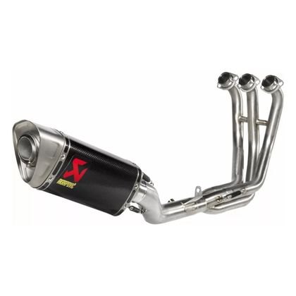 Ligne Complète Akrapovic Racing carbone Embout titane - Noir