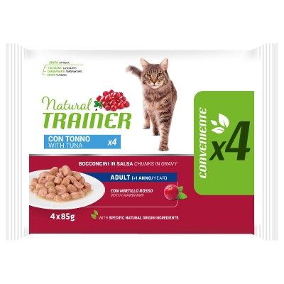 Trainer Natural Katzenfutter Thunfisch in Sauce 4x85g