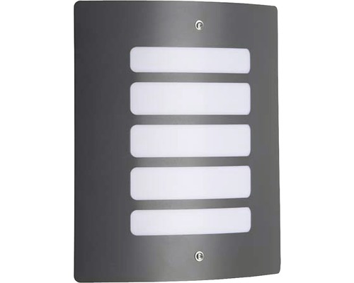 Buitenwandlamp, 1-lichts, HxB 29x23 cm, antraciet