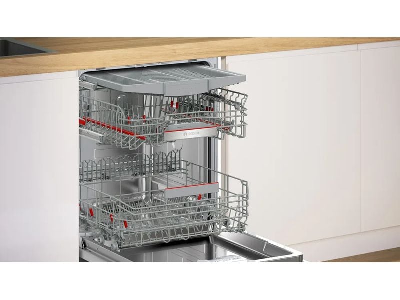 Bosch Einbaugeschirrspüler SMD6ECX12E Vollintegrierter Geschirrspüler 60 cm