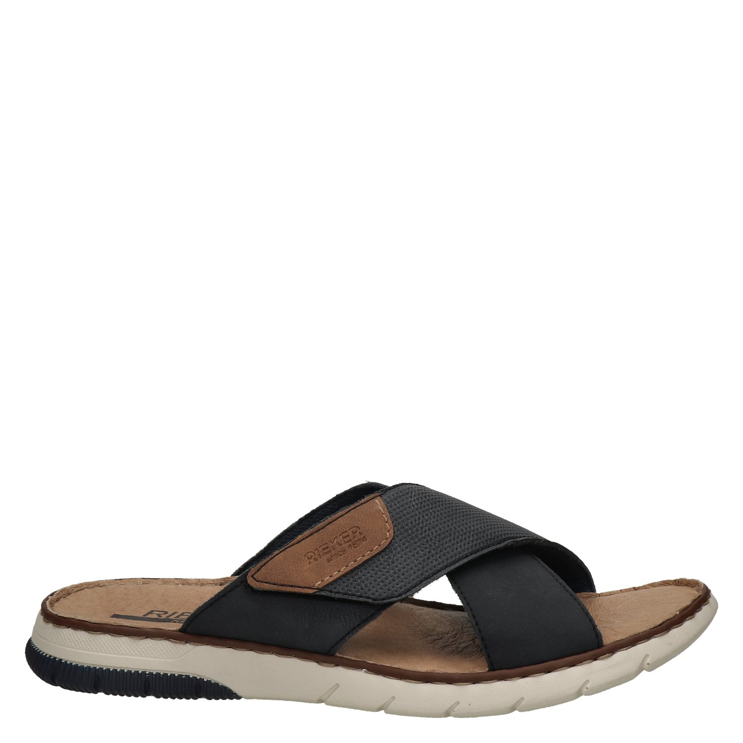 heren slipper Rieker Blauw