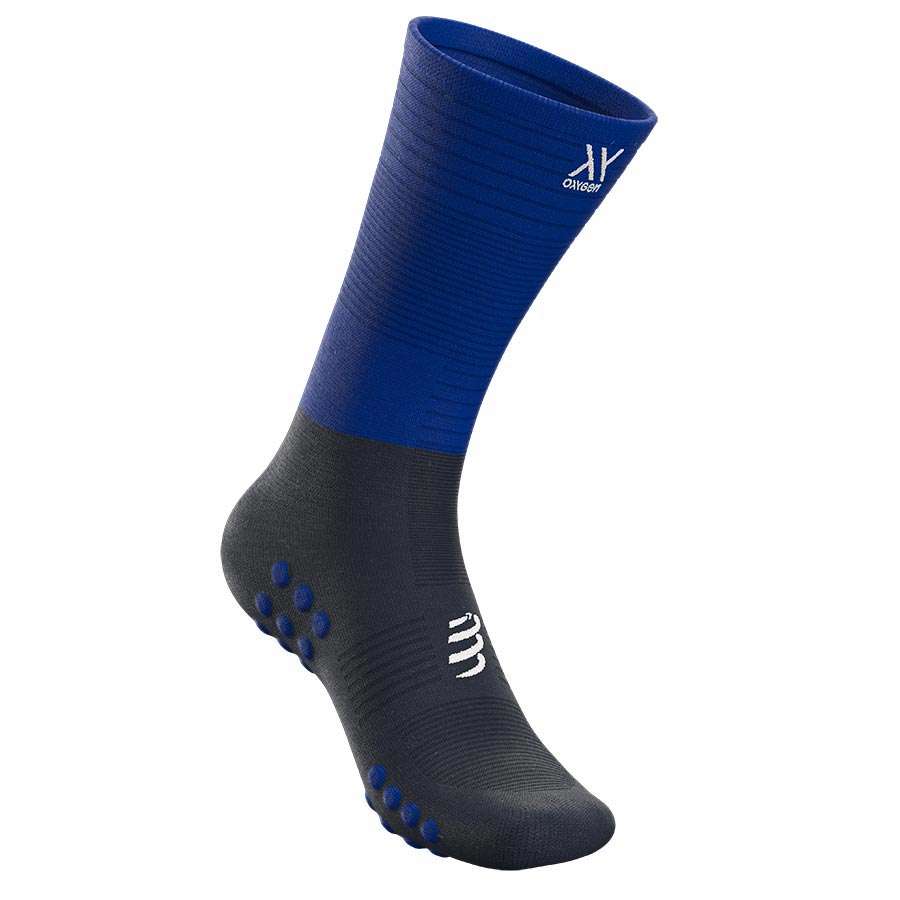 Compressport Mid Compression Compressiesokken Donkerblauw