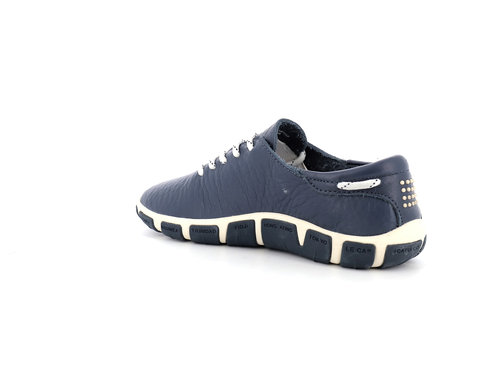 Tbs-JAZARU Cuir Marine