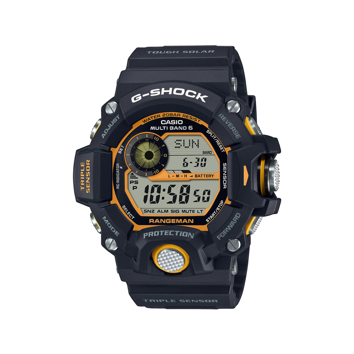Montre G-SHOCK PREMIUM homme résine noire