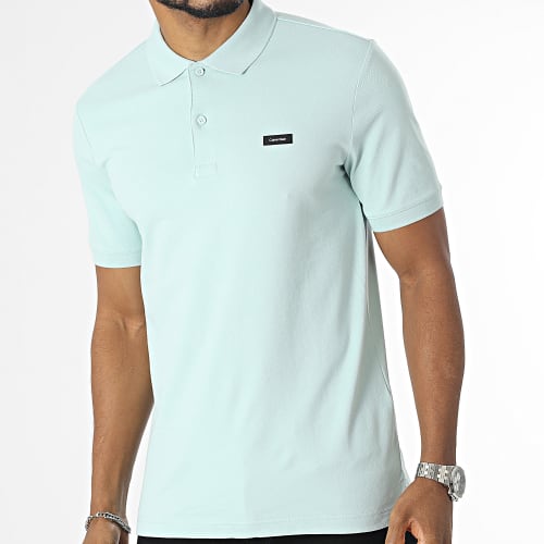 Polo Manches Courtes Stretch Pique Slim 1196 Vert Clair