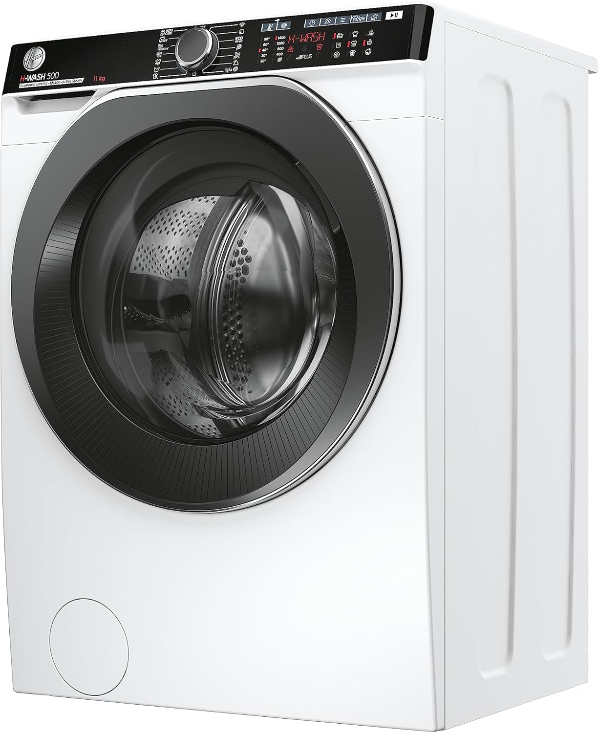 Hoover H-WASH 500 HWP 411AMBC/1-S Waschmaschine/Energieeffizienzklasse A/Füllmenge 11 kg/Eco-Power Inverter Motor/Power Care System/ActiveSteam/hOn App Steuerung/Wi-Fi + Bluetooth