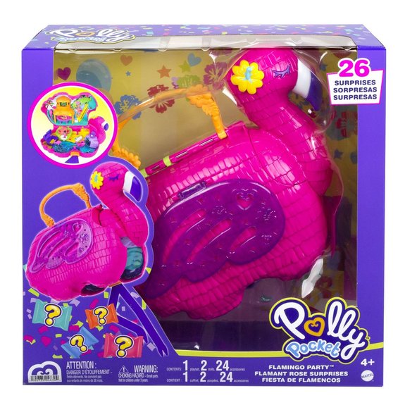 Polly Pocket Flamant rose surprises