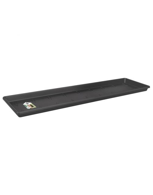 Elho Schotel Balkonbak Green Basics Zwart - Plantenschotel