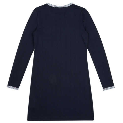 Tommy Hilfiger - TOMMY TAPE RIB DRESS - Marine
