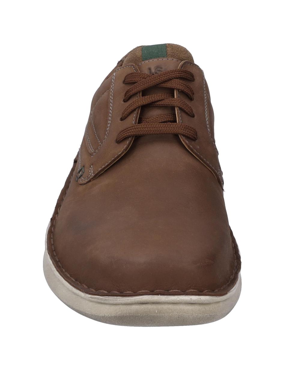 Halbschuh Alan 03, tabak-kombi