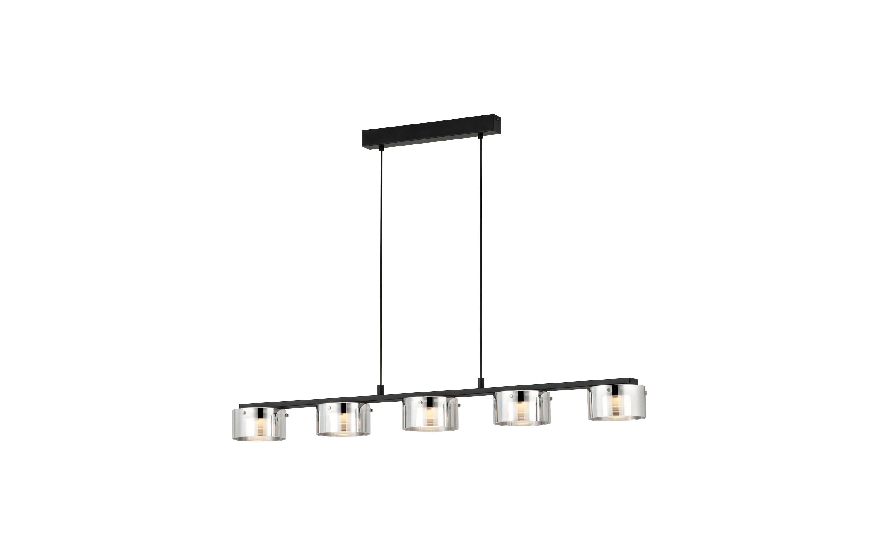LED-Pendelleuchte COPILLOS LED 5 x 5.4W 3000K Silber<br>LED Deckenleuchte mit warmweissem Licht und minimalistischem Design