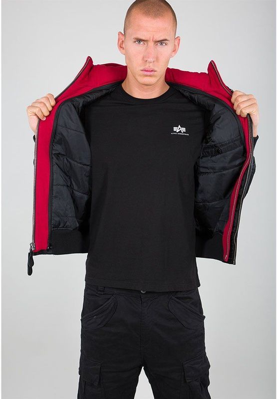 ALPHA INDUSTRIES - MA-1 D-Tec Bomberjack - Zwart - 100% Nylon