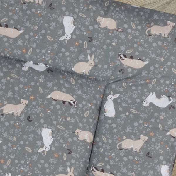 Bink Bedding Bunny Boxkleed - 80 x 100 cm - Dierenprint