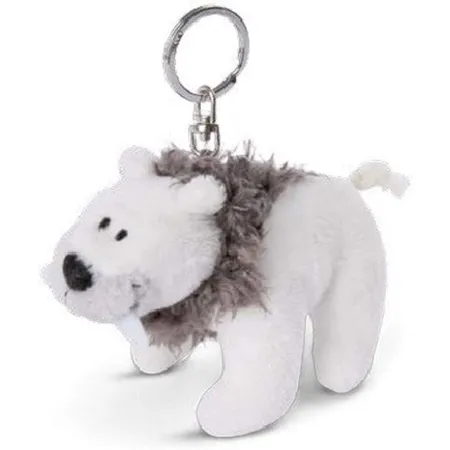 NICI Schlüsselanhänger Säbelzahneisbär 10 cm