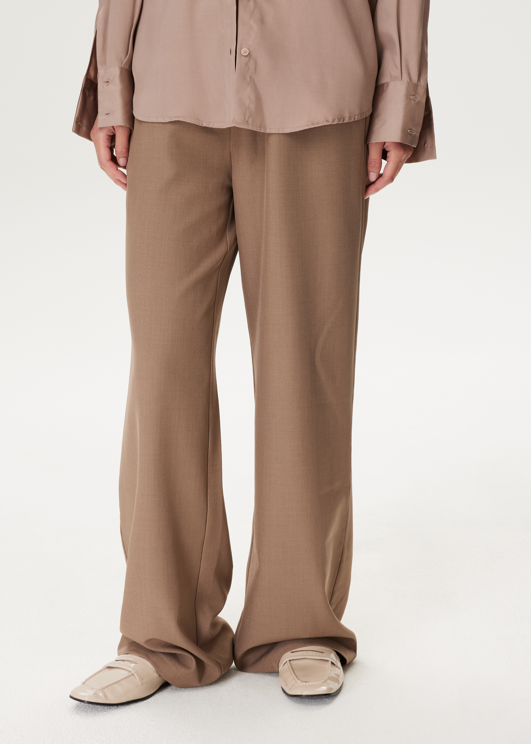 Wide leg pantalon