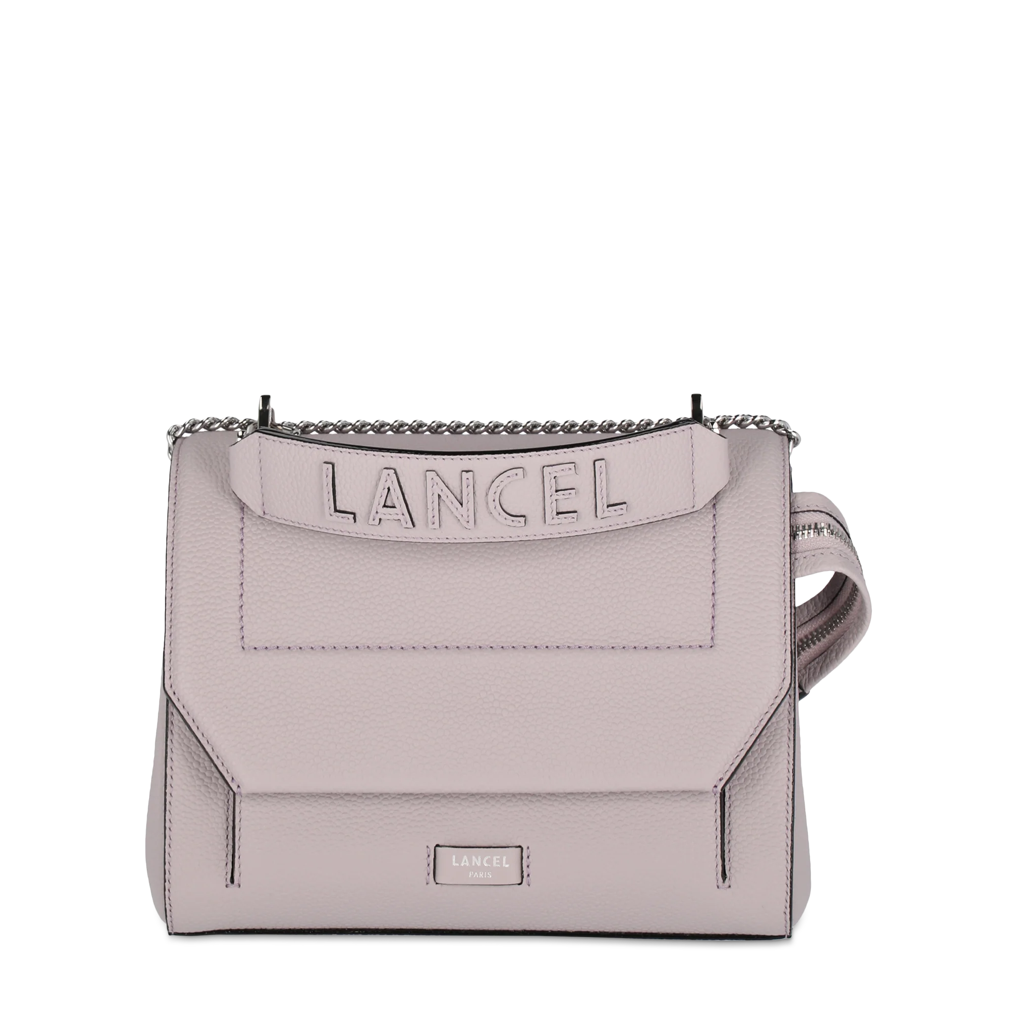 Sac rabat avec poignée  Ninon de Lancel-Gris Mauve