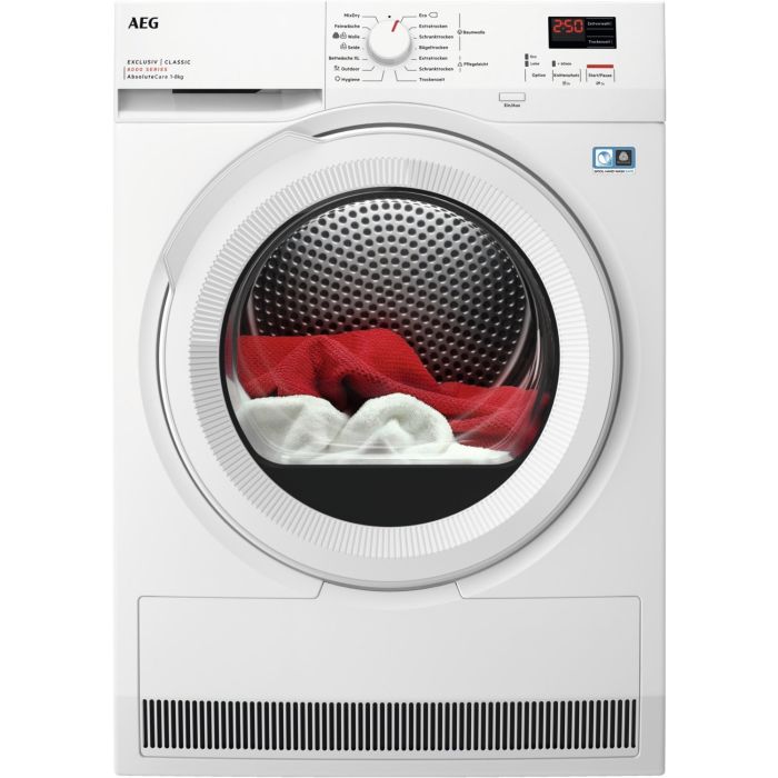 AEG Wärmepumpentrockner Serie 8000 AbsoluteCare® TR8C40689