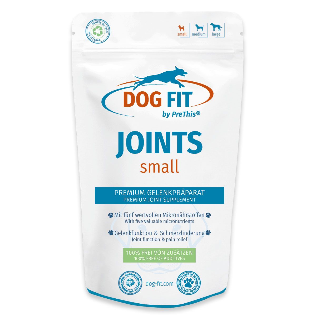 DOG FIT by PreThis® JOINTS » Natürliches Gelenkpräparat für Hunde (medium)