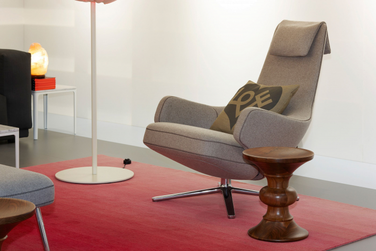 Vitra Repos loungestoel,cosy pebble grey