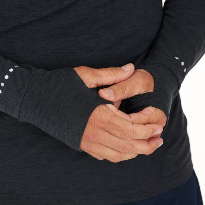 Endurance Herre Trøjer Tune V2 Melange Midlayer Sort