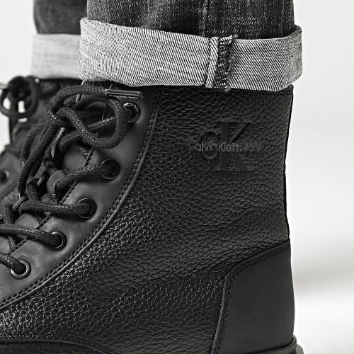 Boots Mid Laceup 0751 Triple Black