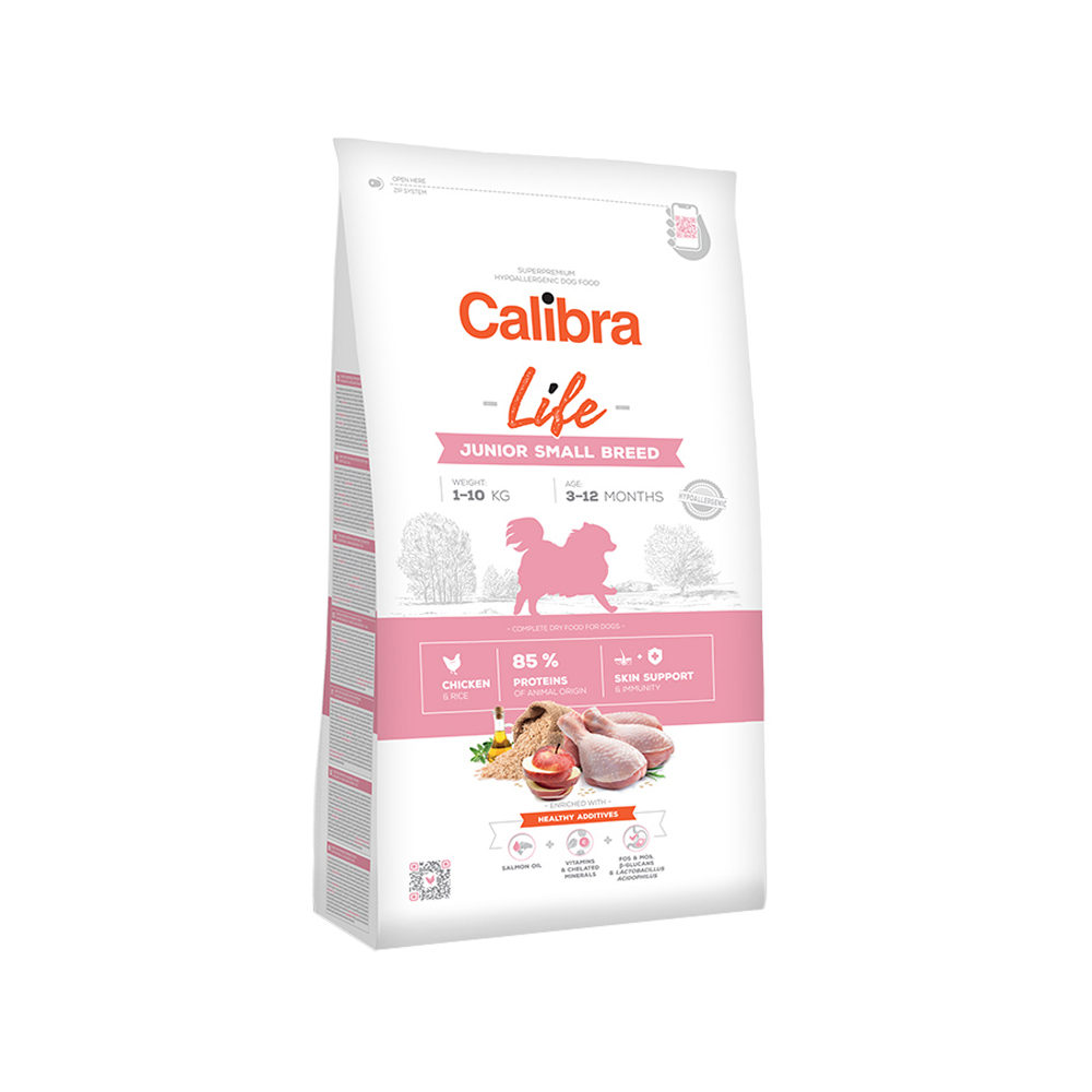 Calibra Dog Life Junior Small Breed - Kip